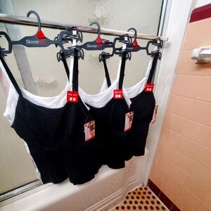 NWT SKINNYGIRL 2PK Shaping & Smoothing Camis; Tames Tummy; Szs M & L. $35 Each.